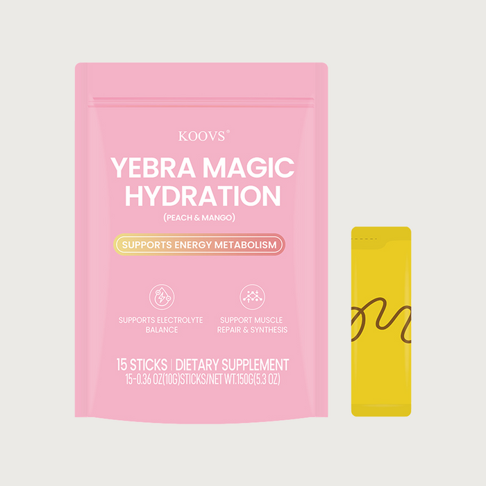 KOOVS YEBRA MAGIC HYDRATION ピーチ＆マンゴー味 10g×15包