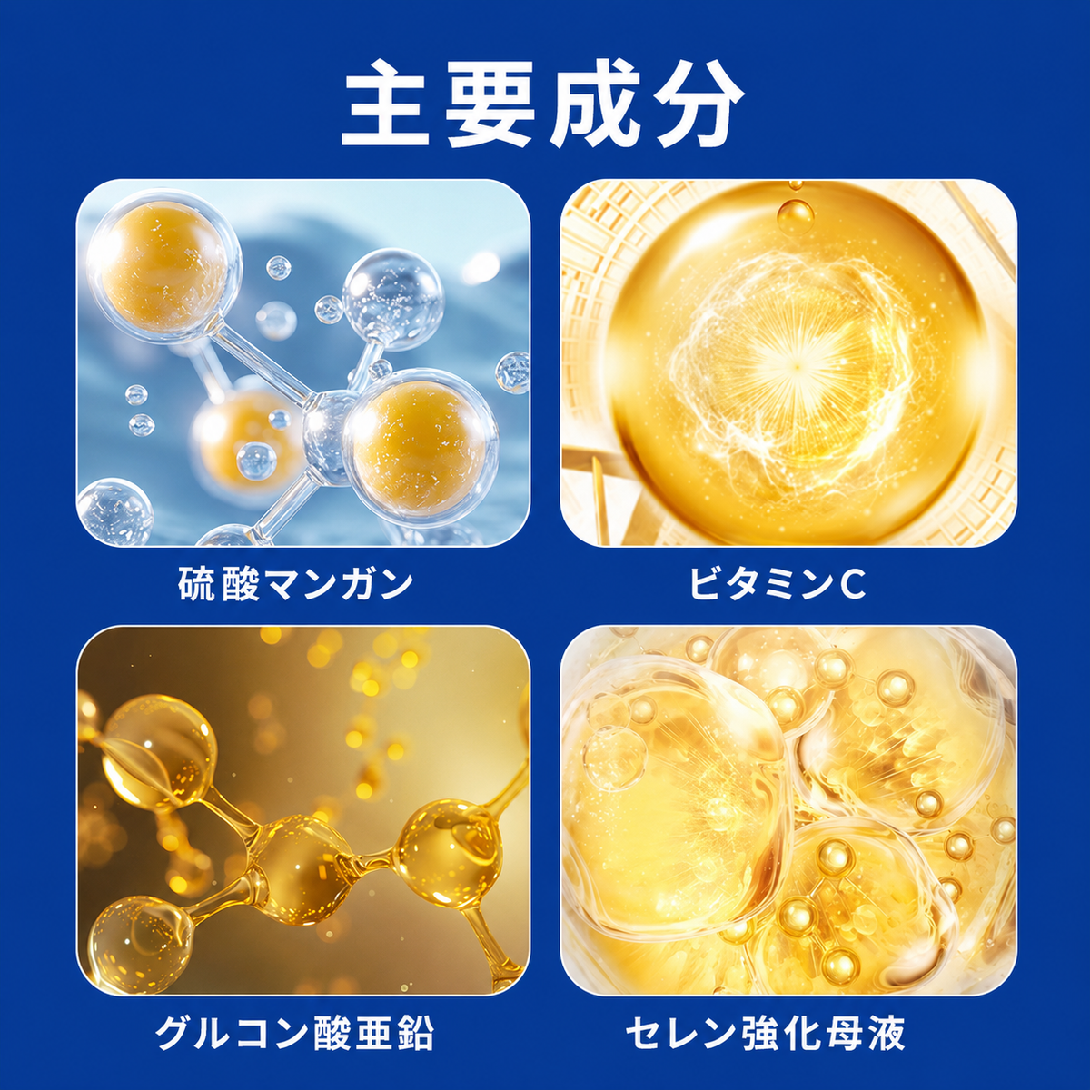 【栄養補給】亜鉛・ビタミンC配合サプリメントカプセル