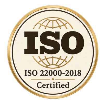 ISO 22000-2018 Certified