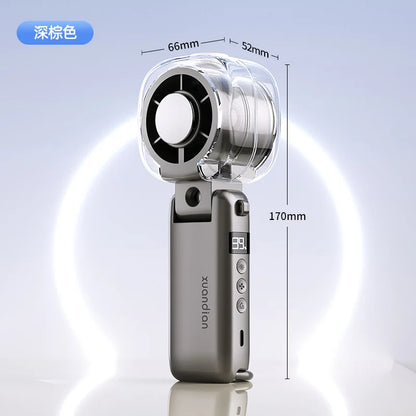 【愛知の精密技術監修】瞬間マイナス5℃冷却プレート×極細ナノミスト ダブル冷却 ハンディファン