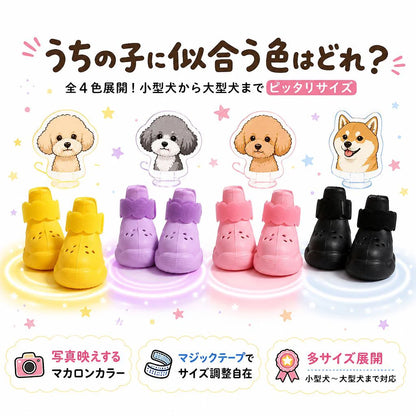 着脱が簡単なEVA素材の通気性のある穴あき犬用サンダル