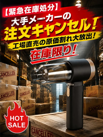 多機能ハイパワー空気入れ＆車用掃除機