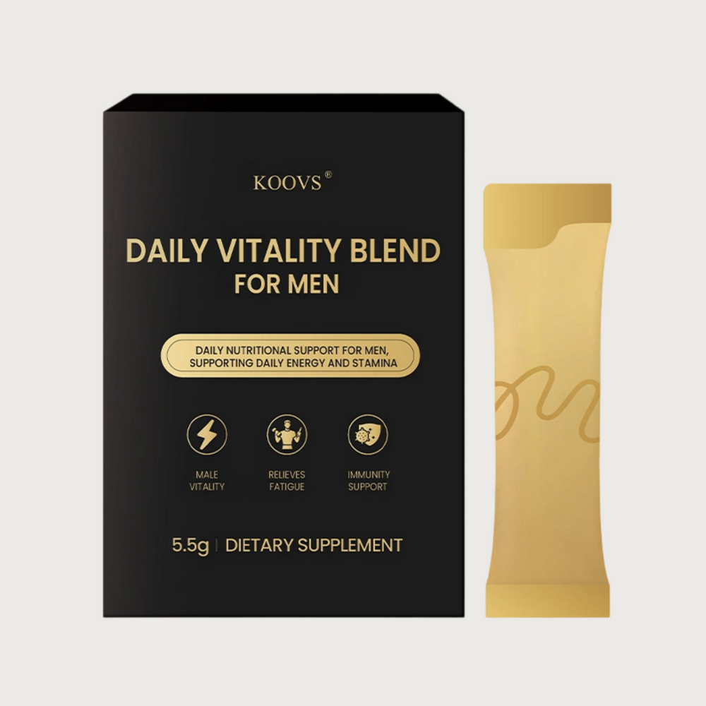 【男性の毎日の活力サポート】KOOVS DAILY VITALITY BLEND FOR MEN 5.5g｜高麗人参・ブラックマカ・L-アルギニン配合